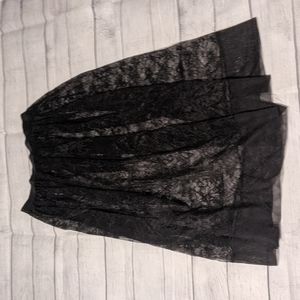 Victoria's Secret Black Lace Slip
